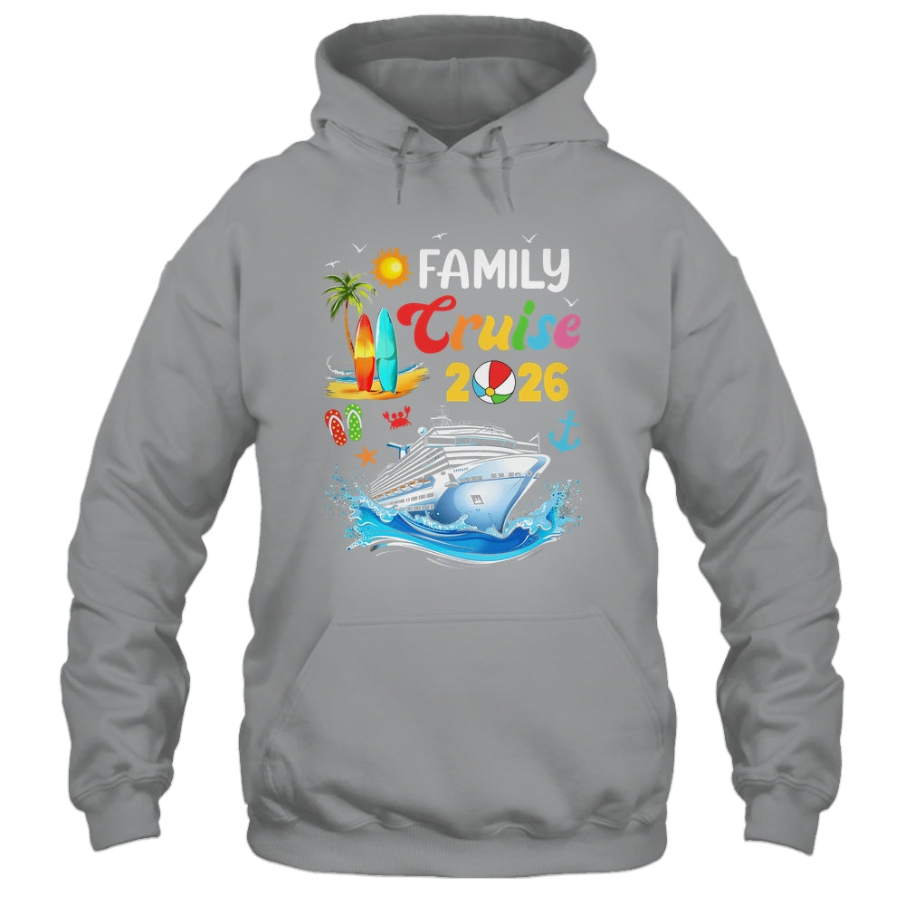 Family Cruise 2026 Summer Vacation Cruise Family Matching Shirt & Tank Top | teecentury