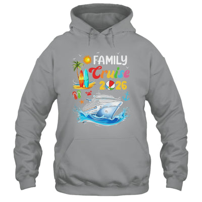 Family Cruise 2026 Summer Vacation Cruise Family Matching Shirt & Tank Top | teecentury