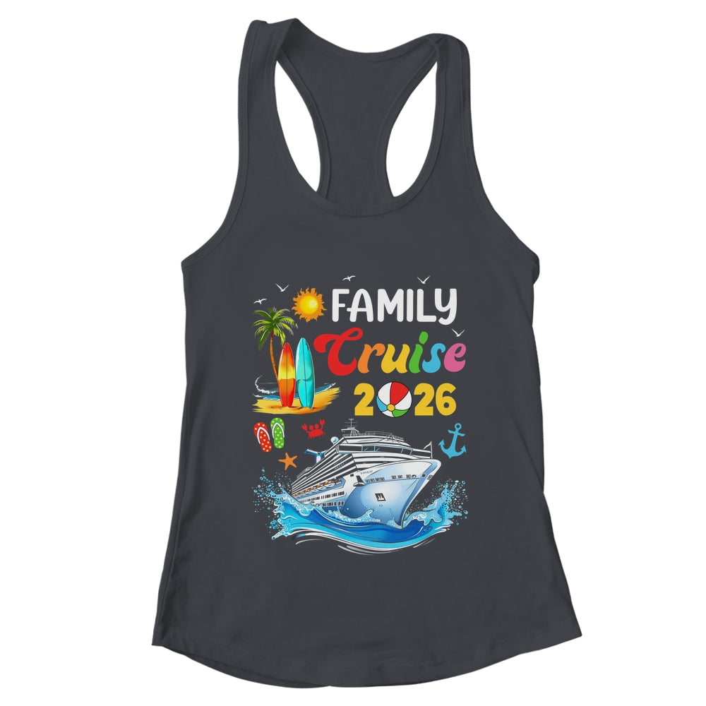 Family Cruise 2026 Summer Vacation Cruise Family Matching Shirt & Tank Top | teecentury