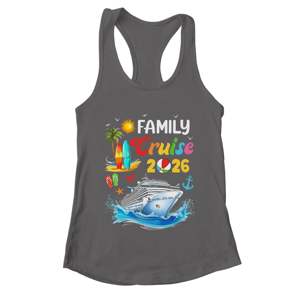 Family Cruise 2026 Summer Vacation Cruise Family Matching Shirt & Tank Top | teecentury