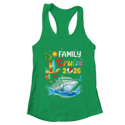 Family Cruise 2026 Summer Vacation Cruise Family Matching Shirt & Tank Top | teecentury