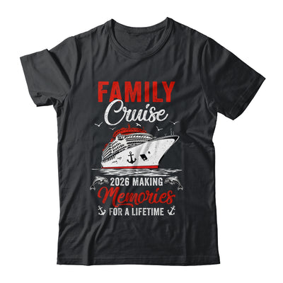 Family Cruise 2026 Vacation Family Trip Funny Party Shirt & Tank Top | teecentury