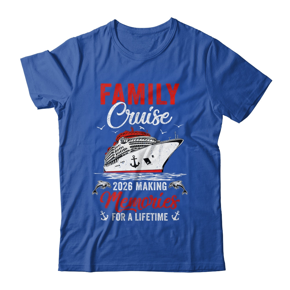 Family Cruise 2026 Vacation Family Trip Funny Party Shirt & Tank Top | teecentury