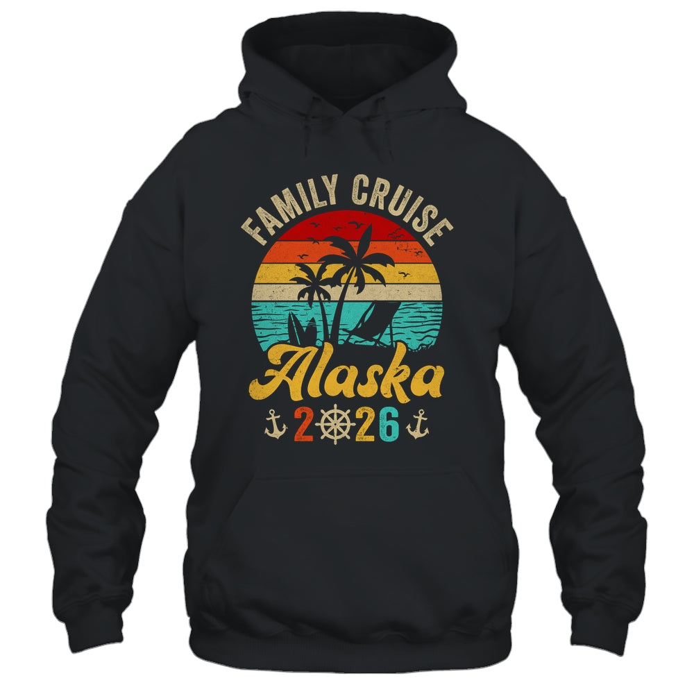 Family Cruise Alaska 2026 Summer Matching Vacation Shirt & Hoodie | teecentury