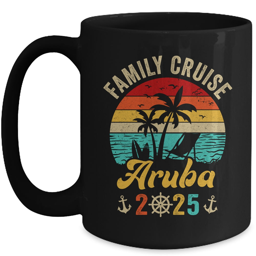 Family Cruise Aruba 2025 Summer Matching Vacation Mug | teecentury