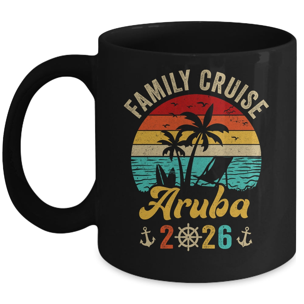 Family Cruise Aruba 2026 Summer Matching Vacation Mug | teecentury