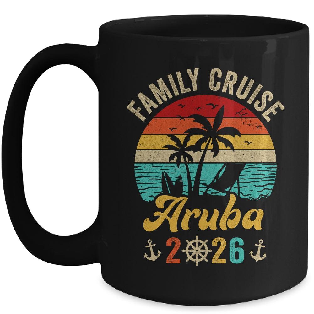 Family Cruise Aruba 2026 Summer Matching Vacation Mug | teecentury