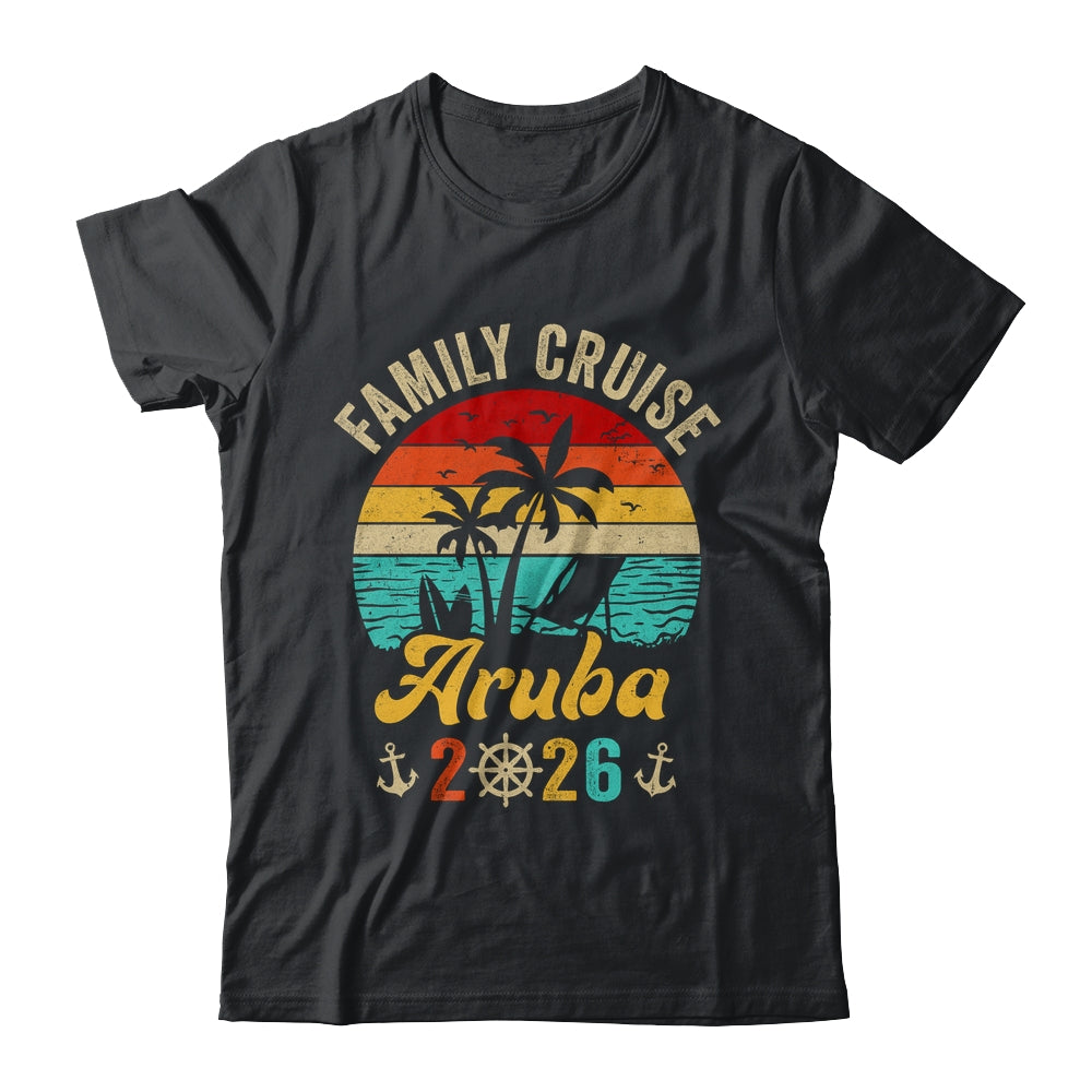 Family Cruise Aruba 2026 Summer Matching Vacation Shirt & Tank Top | teecentury