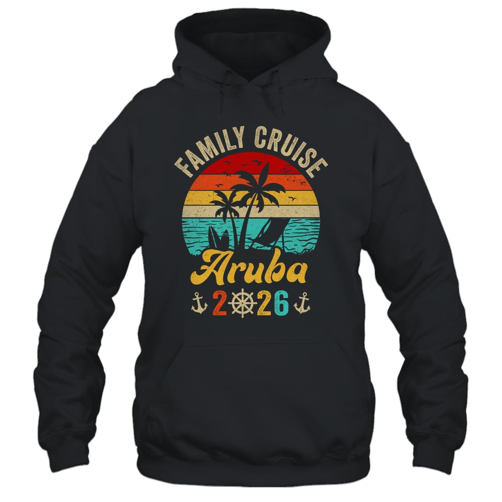 Family Cruise Aruba 2026 Summer Matching Vacation Shirt & Tank Top | teecentury