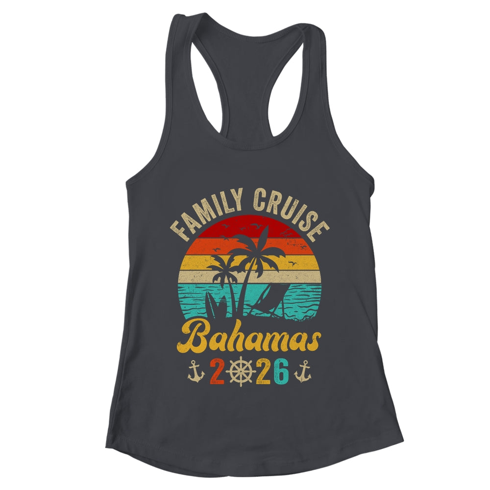 Family Cruise Bahamas 2026 Summer Matching Vacation Shirt & Tank Top | teecentury