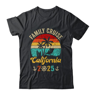 Family Cruise California 2025 Summer Matching Vacation Shirt & Tank Top | teecentury