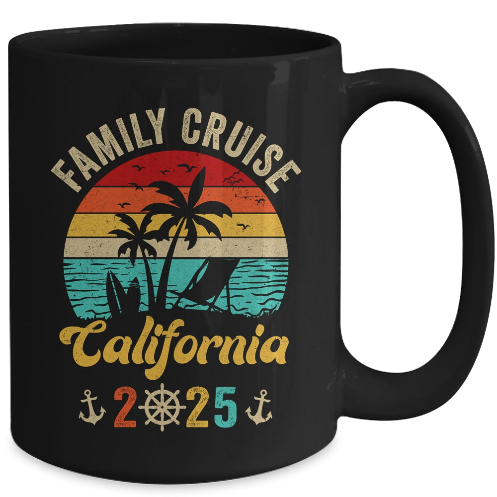 Family Cruise California 2025 Summer Matching Vacation Mug | teecentury