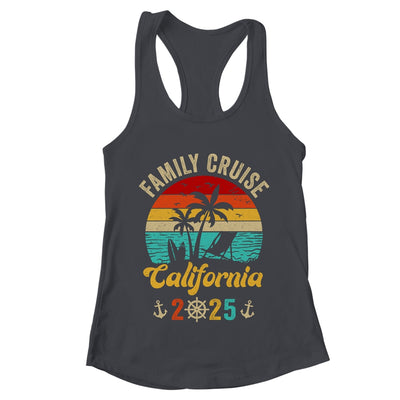 Family Cruise California 2025 Summer Matching Vacation Shirt & Tank Top | teecentury