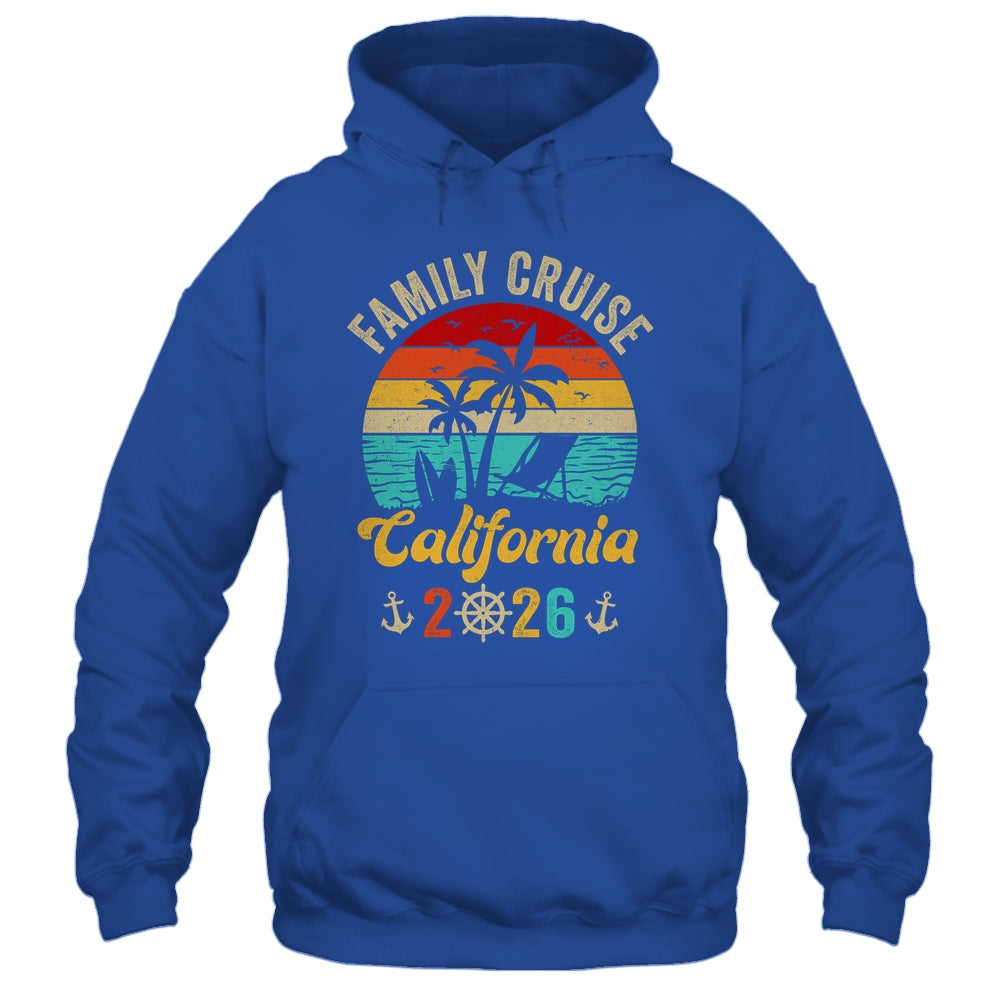 Family Cruise California 2026 Summer Matching Vacation Shirt & Tank Top | teecentury