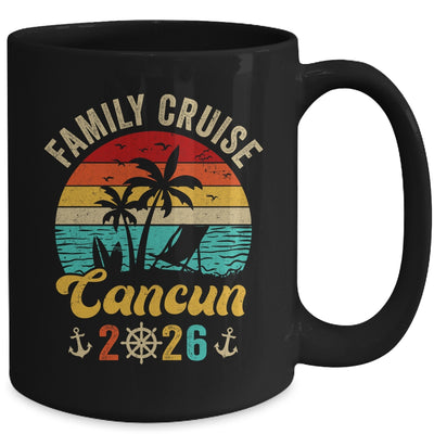 Family Cruise Cancun 2026 Summer Matching Vacation Mug | teecentury