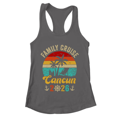 Family Cruise Cancun 2026 Summer Matching Vacation Shirt & Tank Top | teecentury
