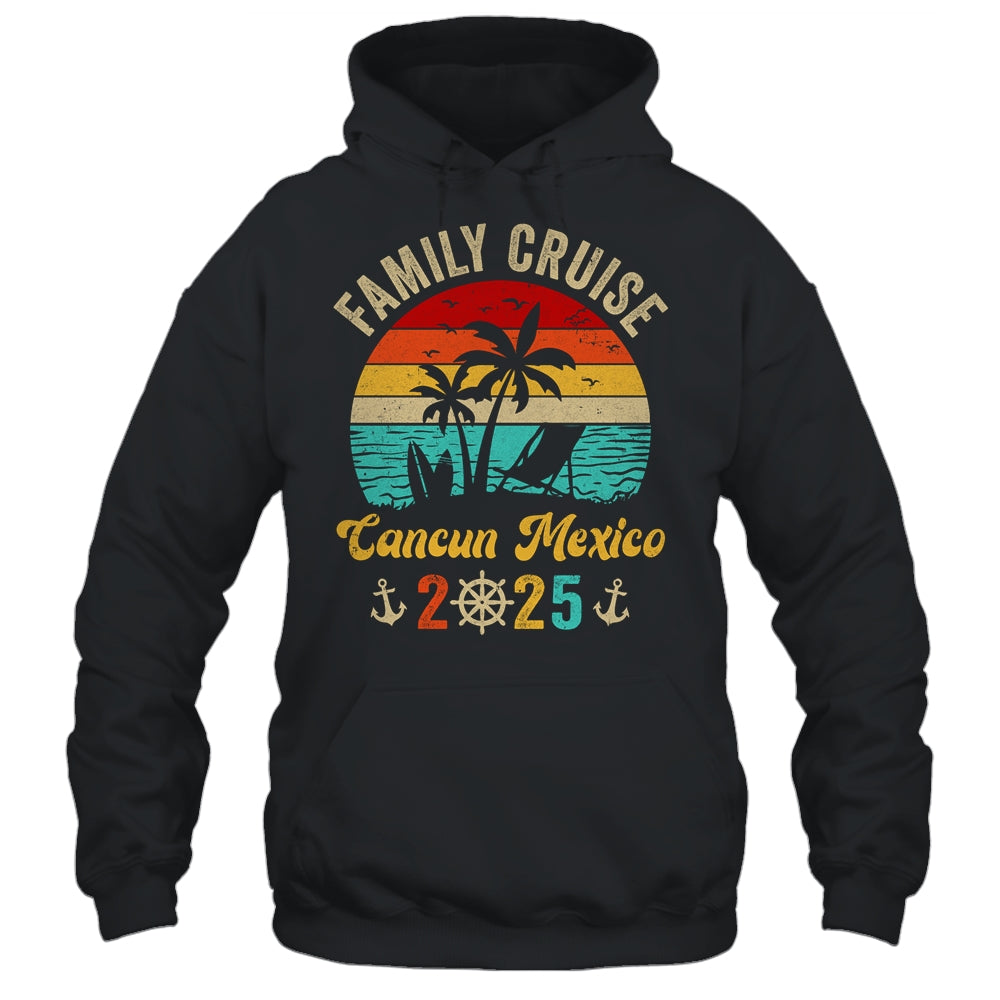 Family Cruise Cancun Mexico 2025 Summer Matching Vacation Shirt & Tank Top | teecentury