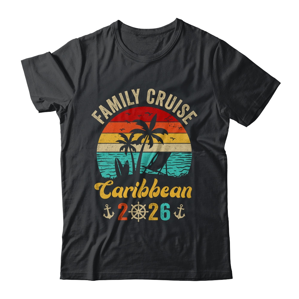 Family Cruise Caribbean 2026 Summer Matching Vacation Shirt & Tank Top | teecentury