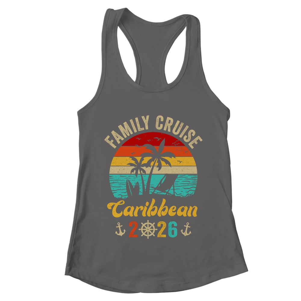 Family Cruise Caribbean 2026 Summer Matching Vacation Shirt & Tank Top | teecentury