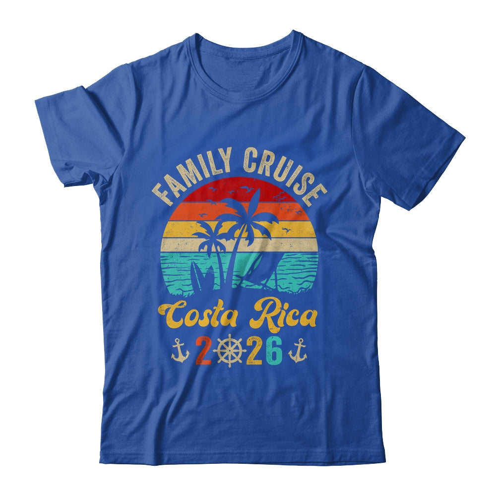 Family Cruise Costa Rica 2026 Summer Matching Vacation Shirt & Tank Top | teecentury