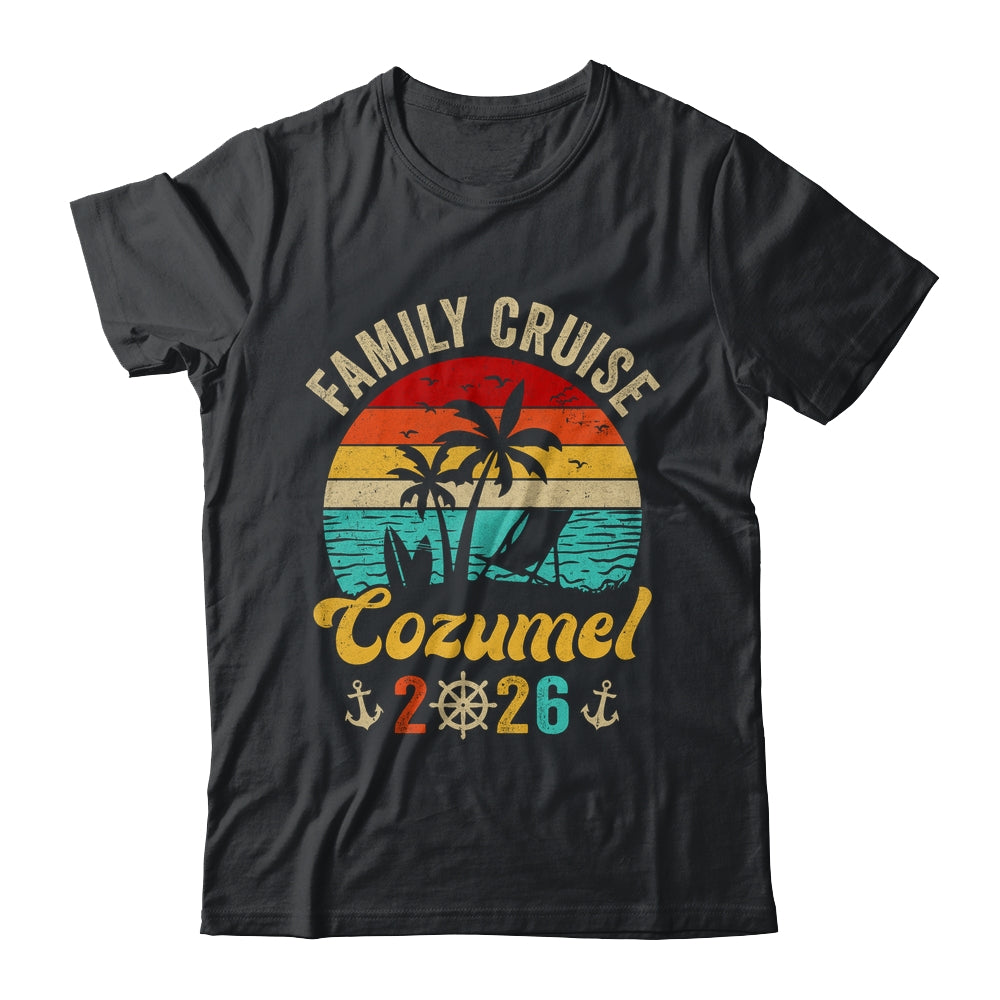 Family Cruise Cozumel 2026 Summer Matching Vacation Shirt & Tank Top | teecentury