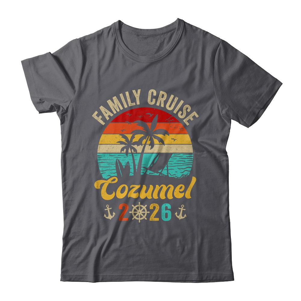 Family Cruise Cozumel 2026 Summer Matching Vacation Shirt & Tank Top | teecentury