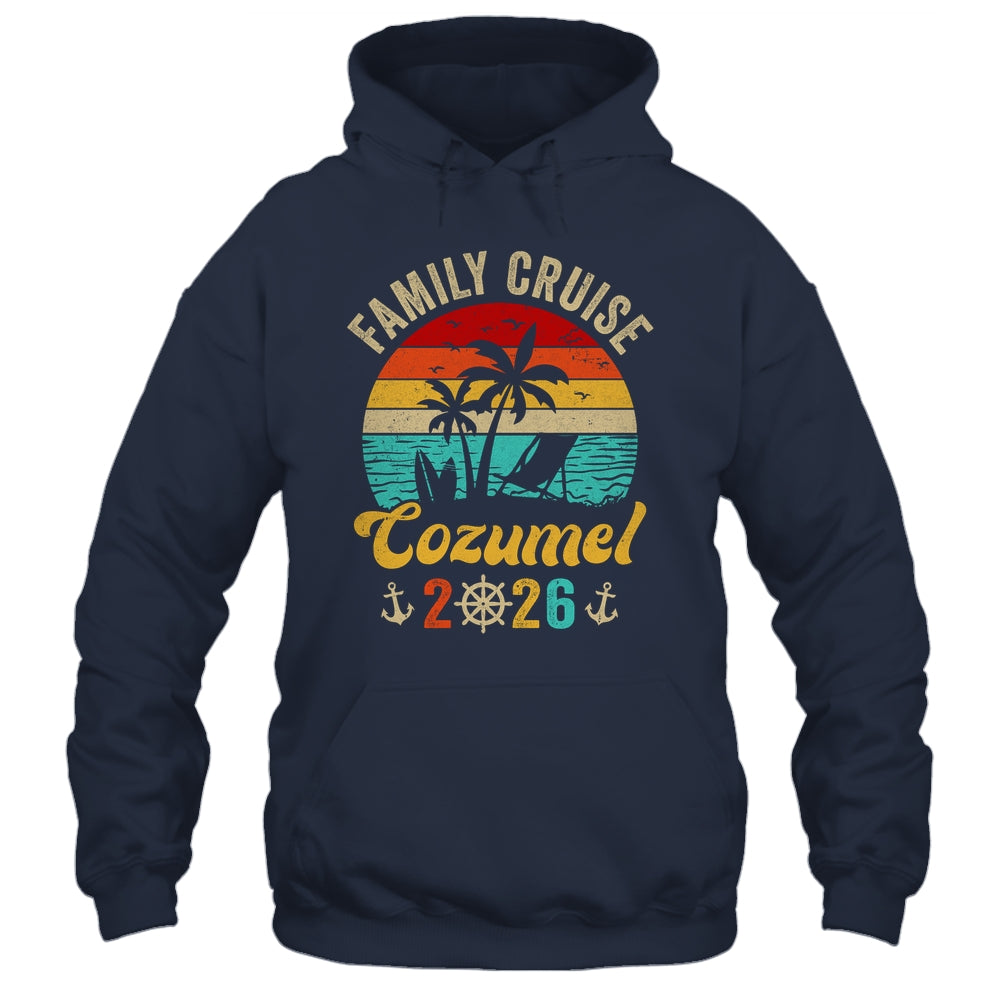 Family Cruise Cozumel 2026 Summer Matching Vacation Shirt & Tank Top | teecentury