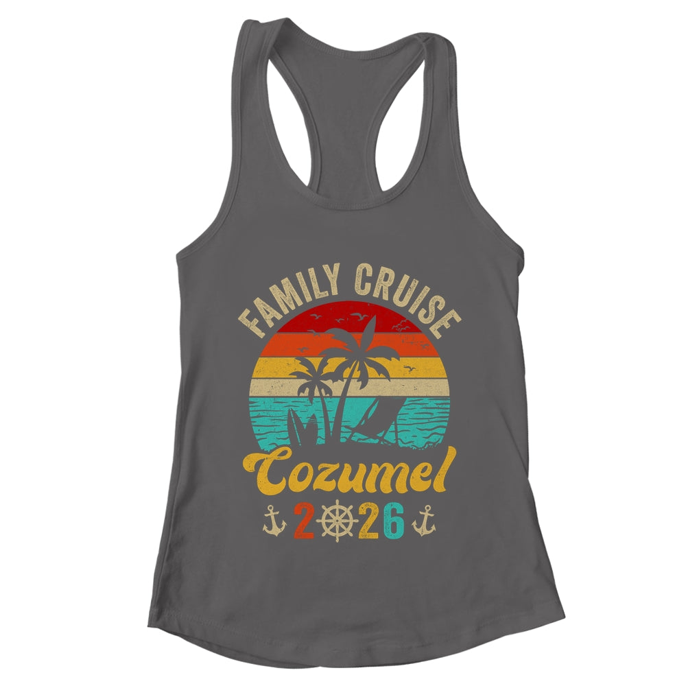 Family Cruise Cozumel 2026 Summer Matching Vacation Shirt & Tank Top | teecentury