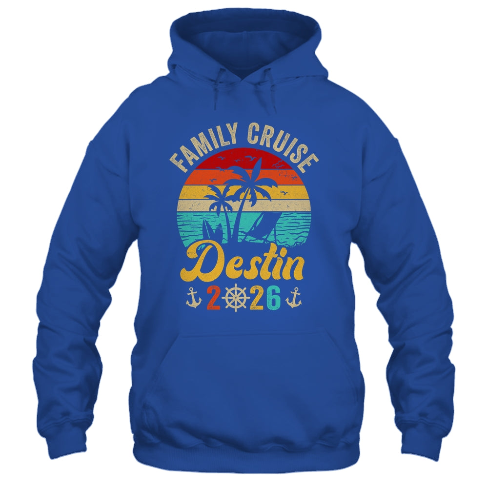 Family Cruise Destin 2026 Summer Matching Vacation Shirt & Tank Top | teecentury