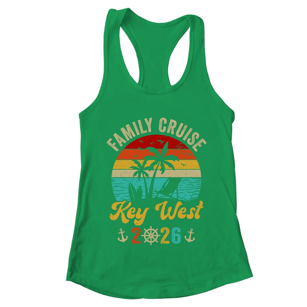 Family Cruise Key West 2026 Summer Matching Vacation Shirt & Tank Top | teecentury
