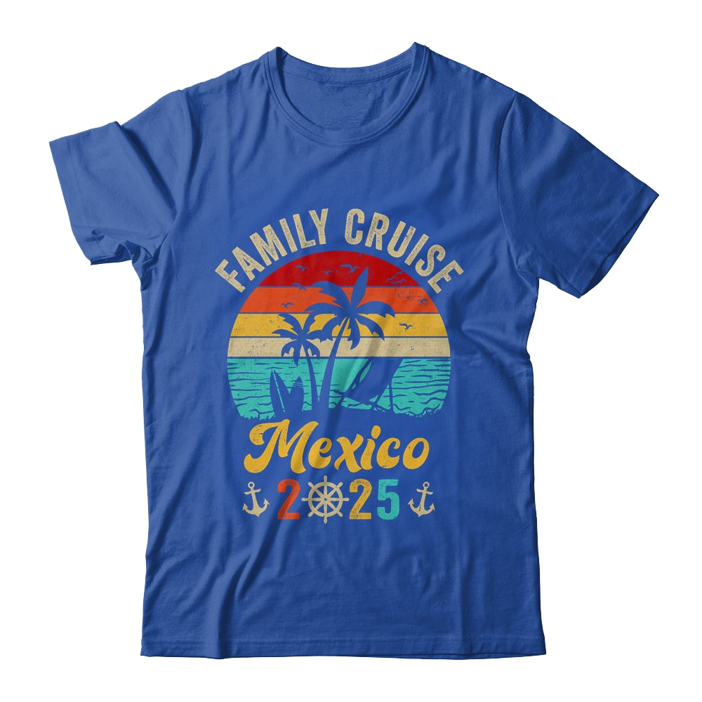 Family Cruise Mexico 2025 Summer Matching Vacation Shirt & Tank Top | teecentury