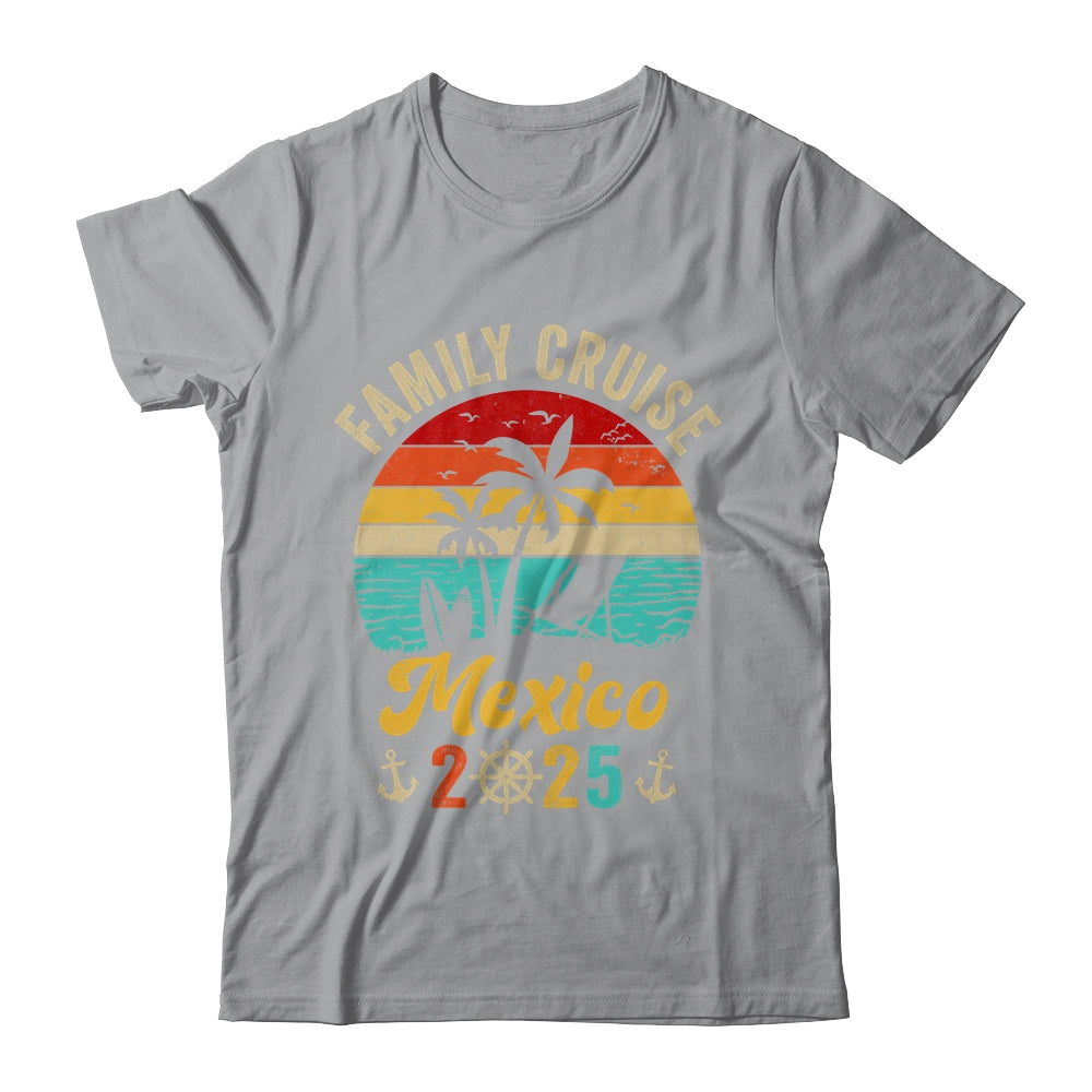 Family Cruise Mexico 2025 Summer Matching Vacation Shirt & Tank Top | teecentury