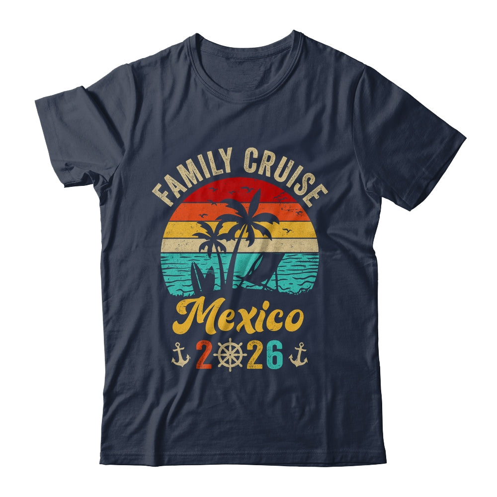 Family Cruise Mexico 2026 Summer Matching Vacation Shirt & Tank Top | teecentury