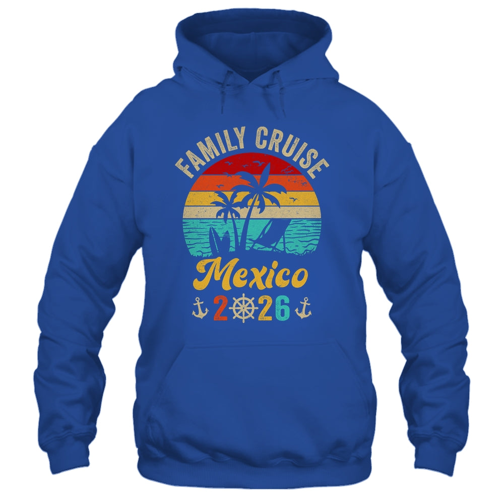 Family Cruise Mexico 2026 Summer Matching Vacation Shirt & Tank Top | teecentury