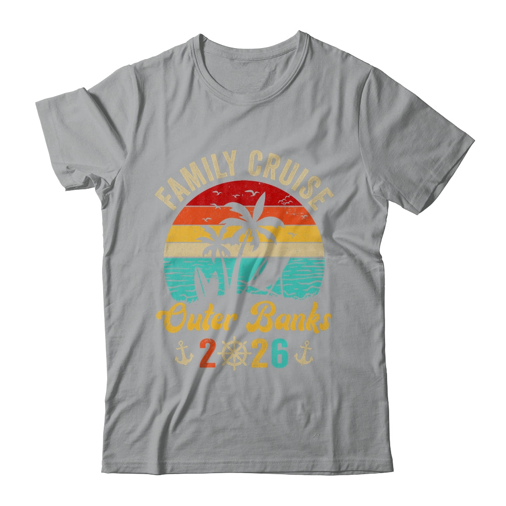Family Cruise Outer Banks 2026 Summer Matching Vacation Shirt & Tank Top | teecentury