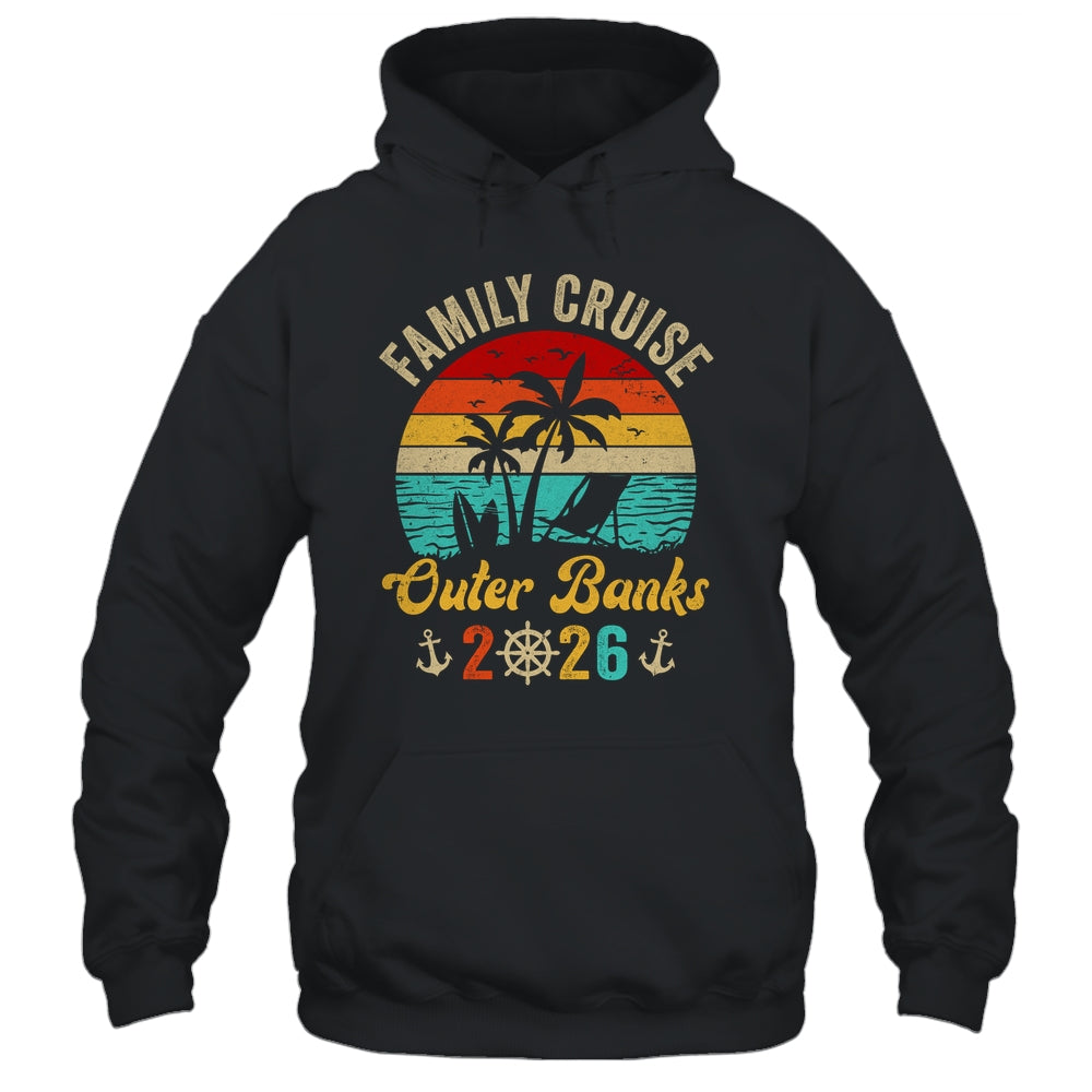 Family Cruise Outer Banks 2026 Summer Matching Vacation Shirt & Tank Top | teecentury