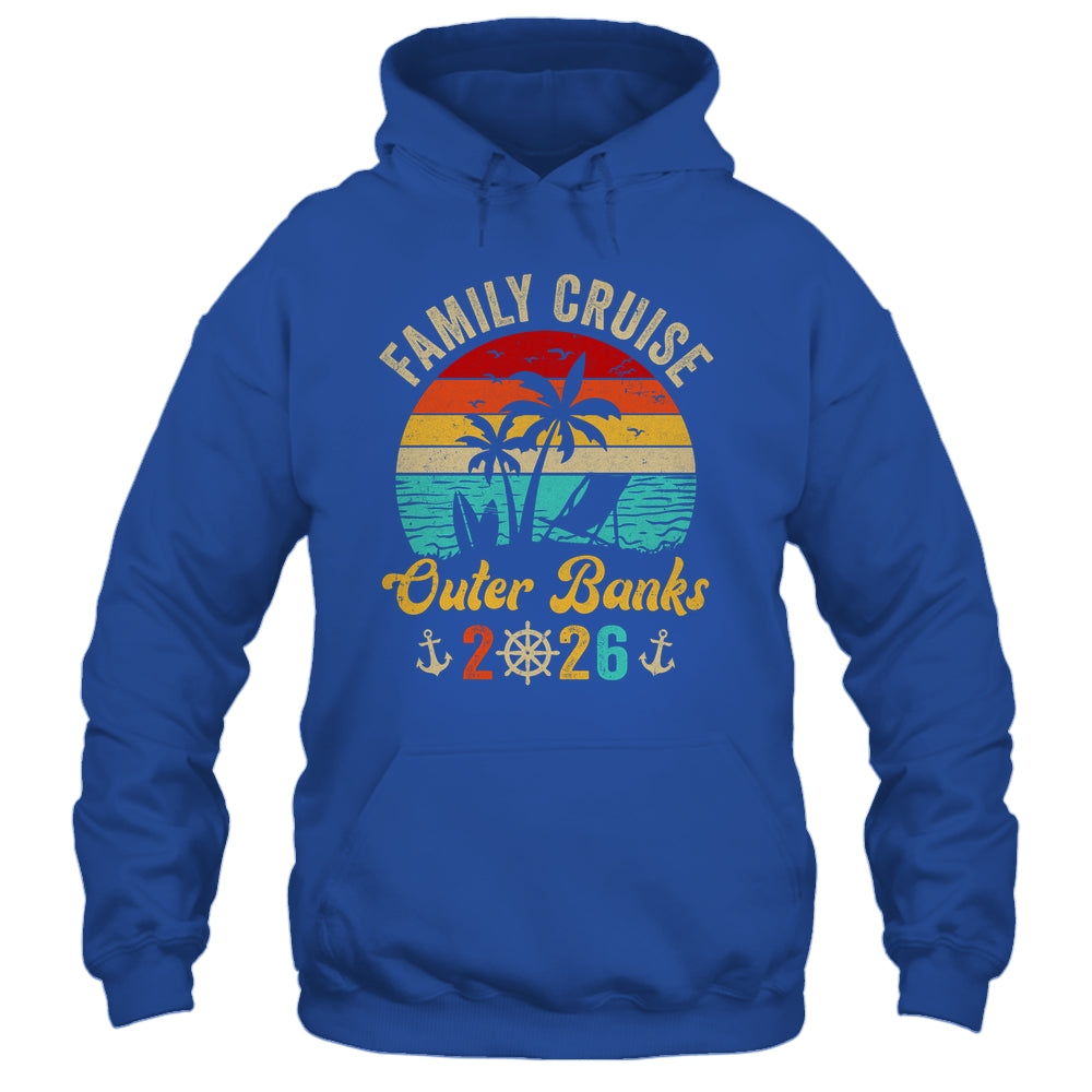Family Cruise Outer Banks 2026 Summer Matching Vacation Shirt & Tank Top | teecentury