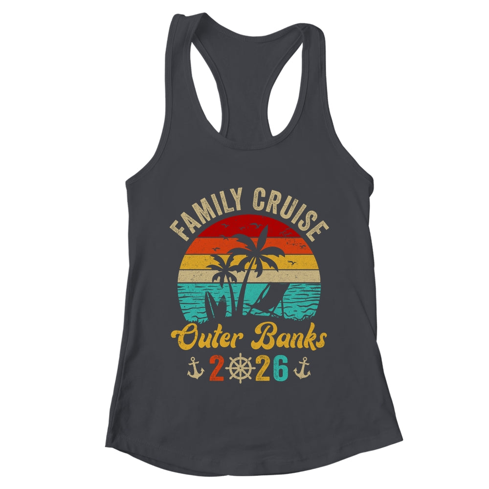 Family Cruise Outer Banks 2026 Summer Matching Vacation Shirt & Tank Top | teecentury