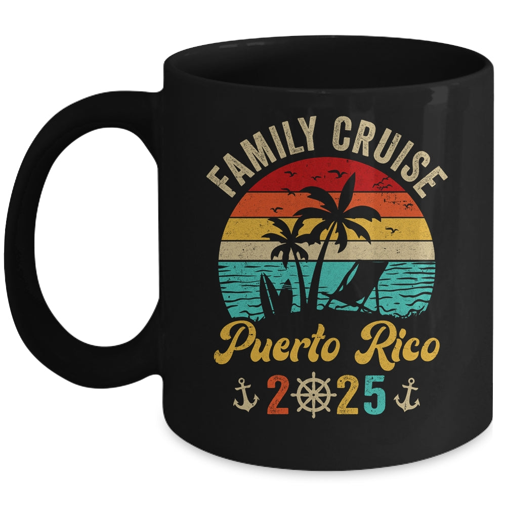 Family Cruise Puerto Rico 2025 Summer Matching Vacation Mug | teecentury