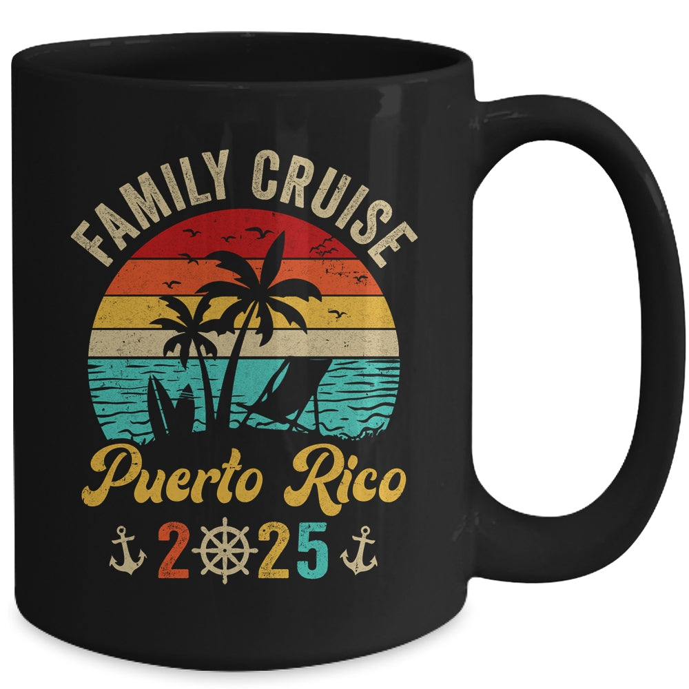 Family Cruise Puerto Rico 2025 Summer Matching Vacation Mug | teecentury