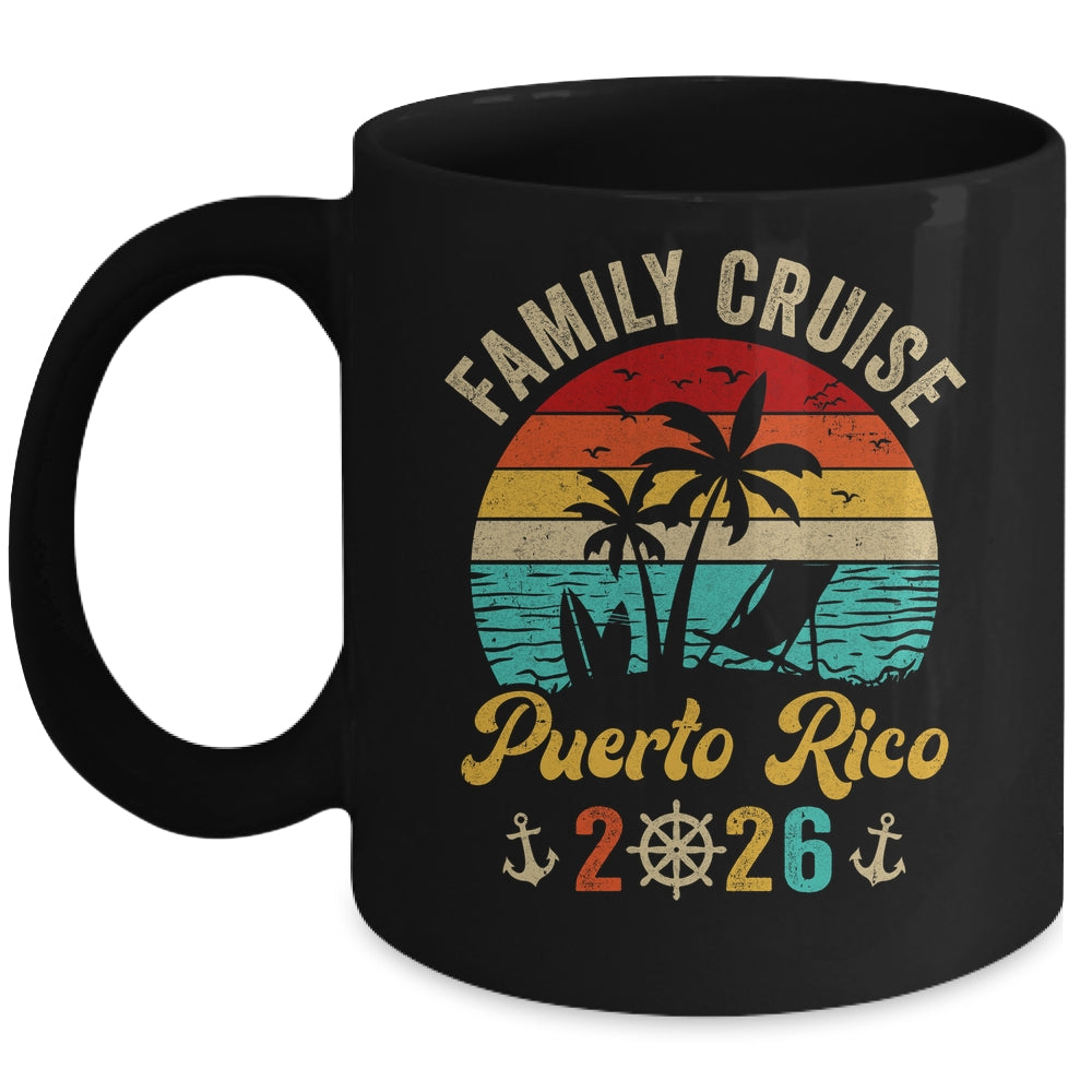 Family Cruise Puerto Rico 2026 Summer Matching Vacation Mug | teecentury