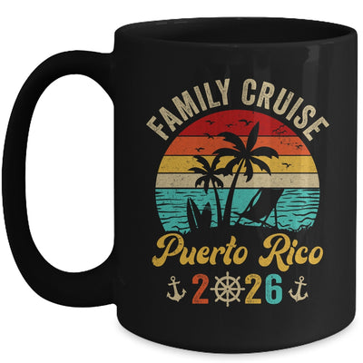 Family Cruise Puerto Rico 2026 Summer Matching Vacation Mug | teecentury