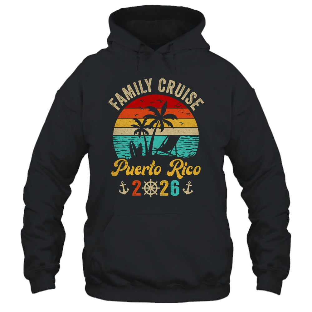 Family Cruise Puerto Rico 2026 Summer Matching Vacation Shirt & Tank Top | teecentury