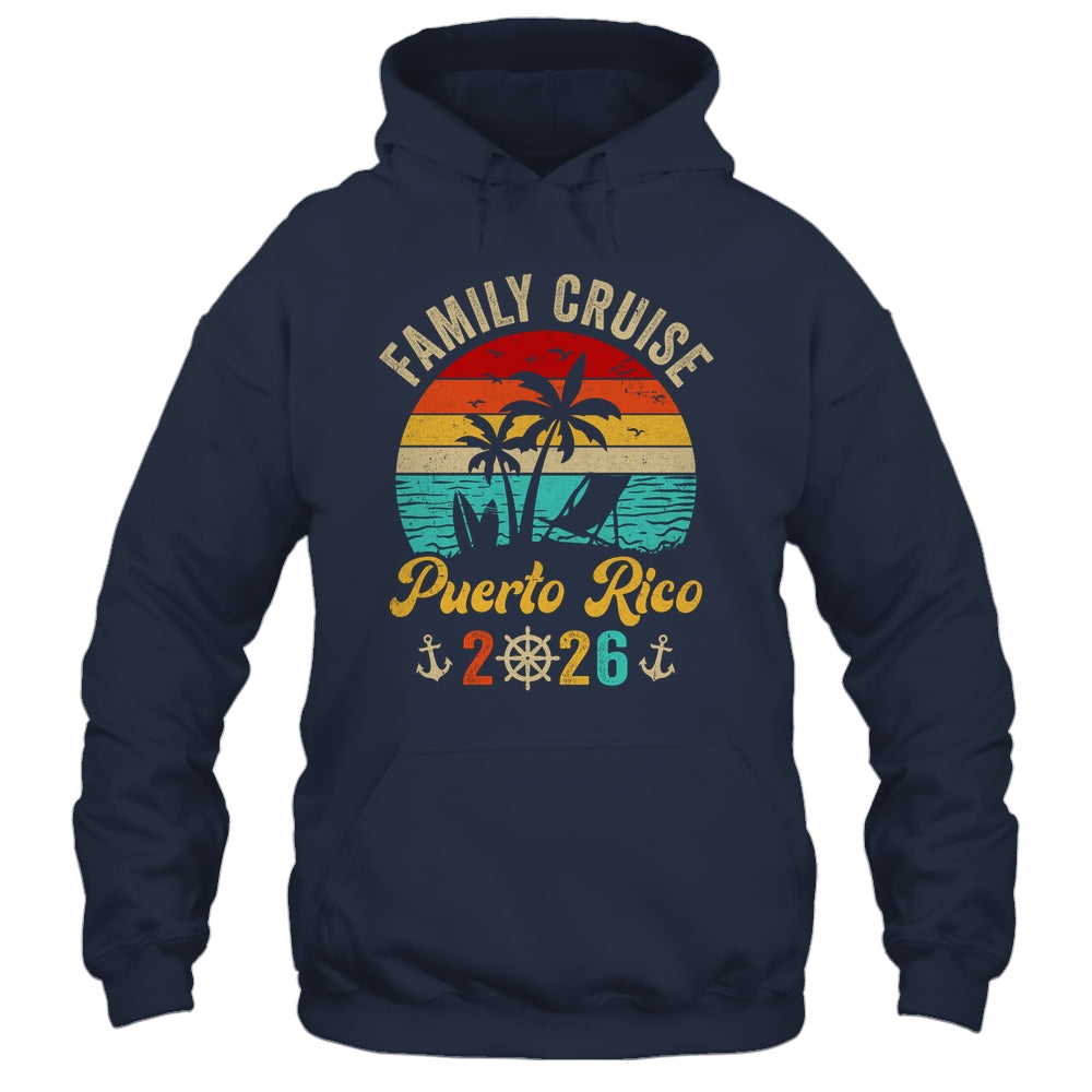 Family Cruise Puerto Rico 2026 Summer Matching Vacation Shirt & Tank Top | teecentury