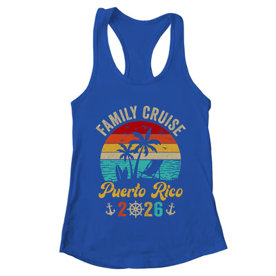 Family Cruise Puerto Rico 2026 Summer Matching Vacation Shirt & Tank Top | teecentury