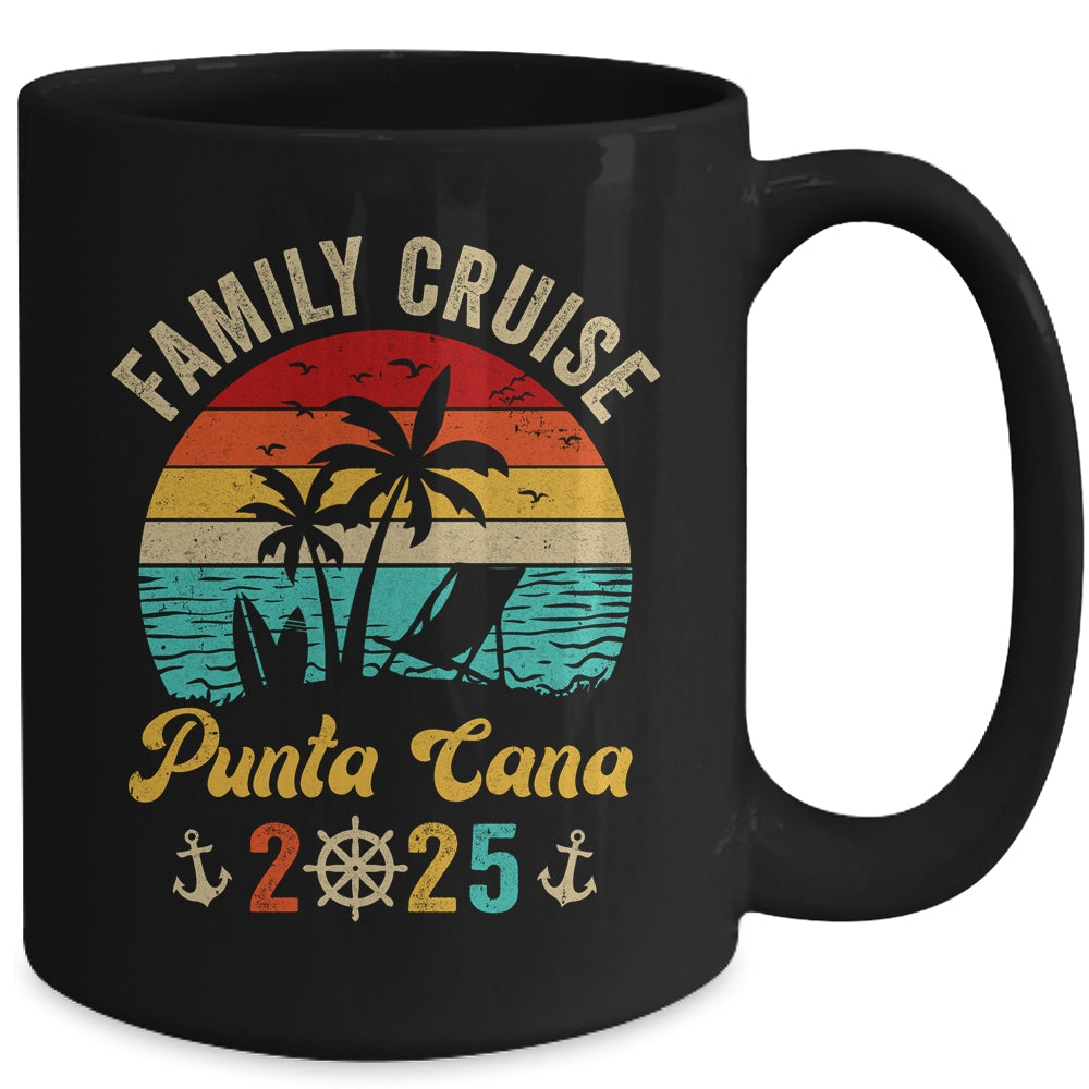 Family Cruise Punta Cana 2025 Summer Matching Vacation Mug | teecentury