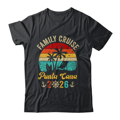 Family Cruise Punta Cana 2026 Summer Matching Vacation Shirt & Tank Top | teecentury