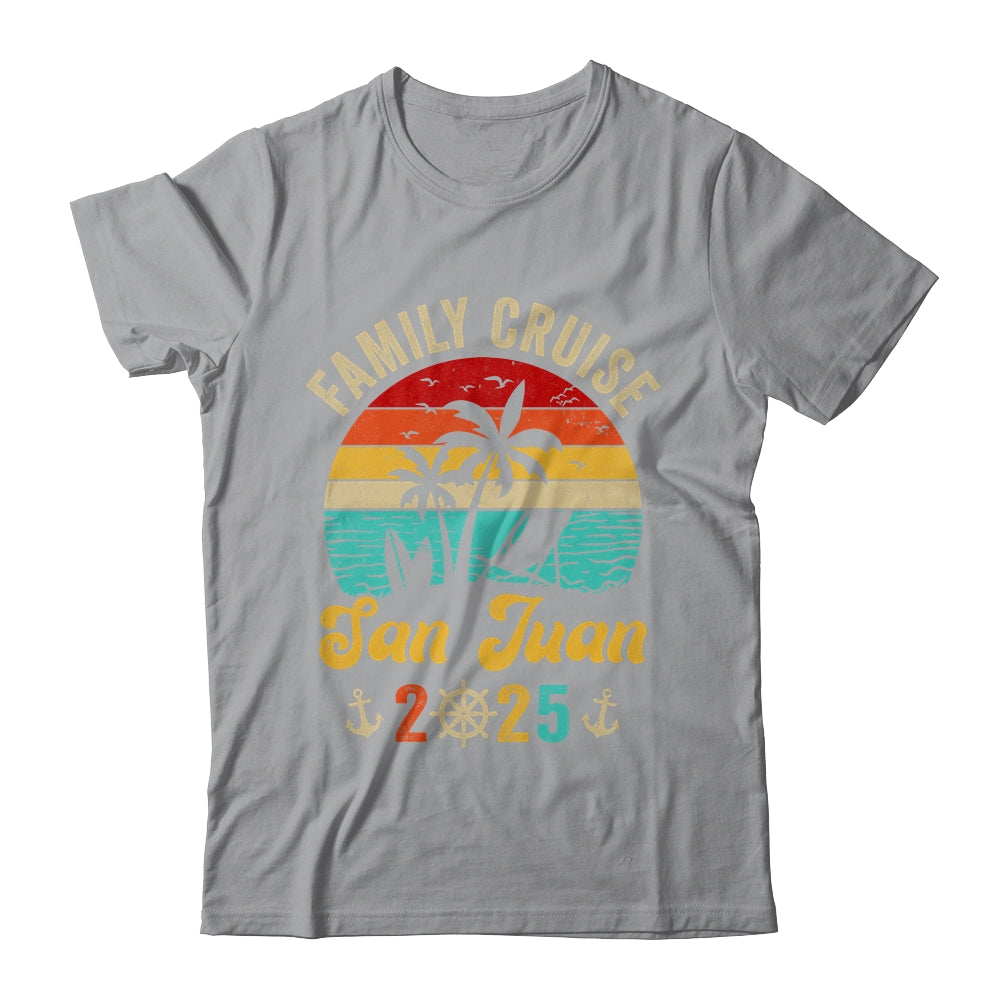 Family Cruise San Juan 2025 Summer Matching Vacation Shirt & Tank Top | teecentury