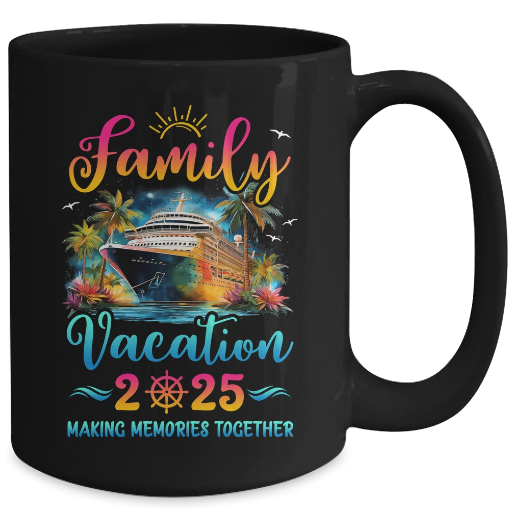 Family Cruise Ship Vacation 2025 Beach Matching Summer Mug | teecentury