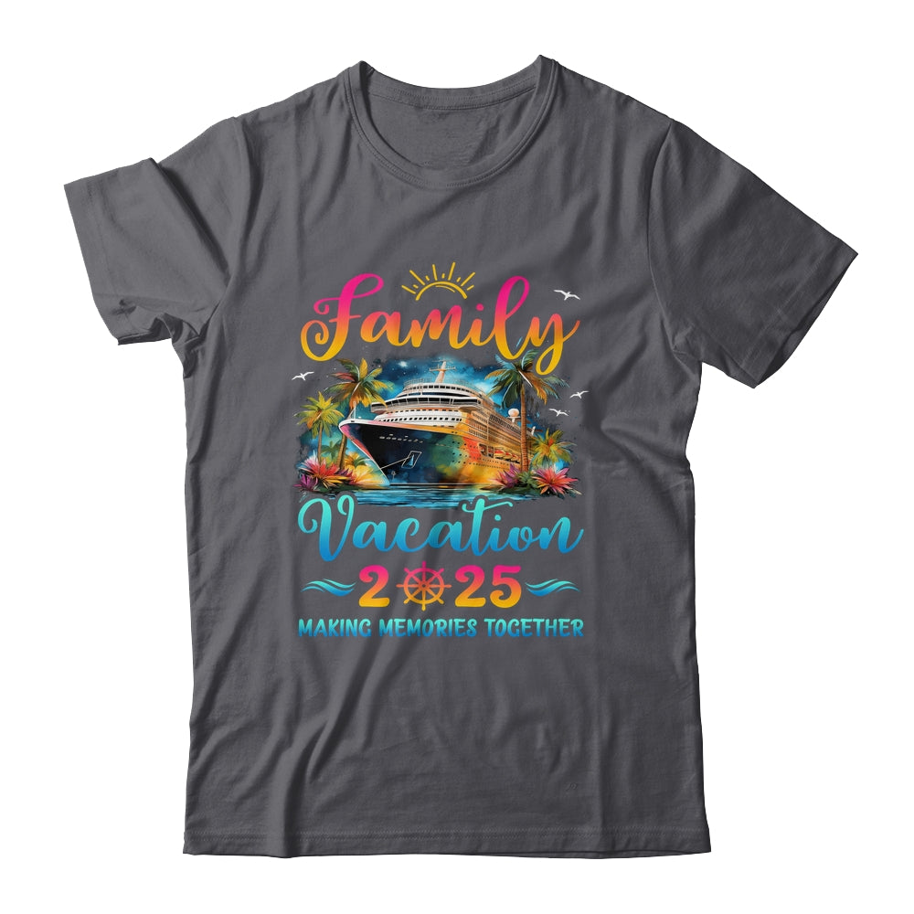 Family Cruise Ship Vacation 2025 Beach Matching Summer Shirt & Tank Top | teecentury